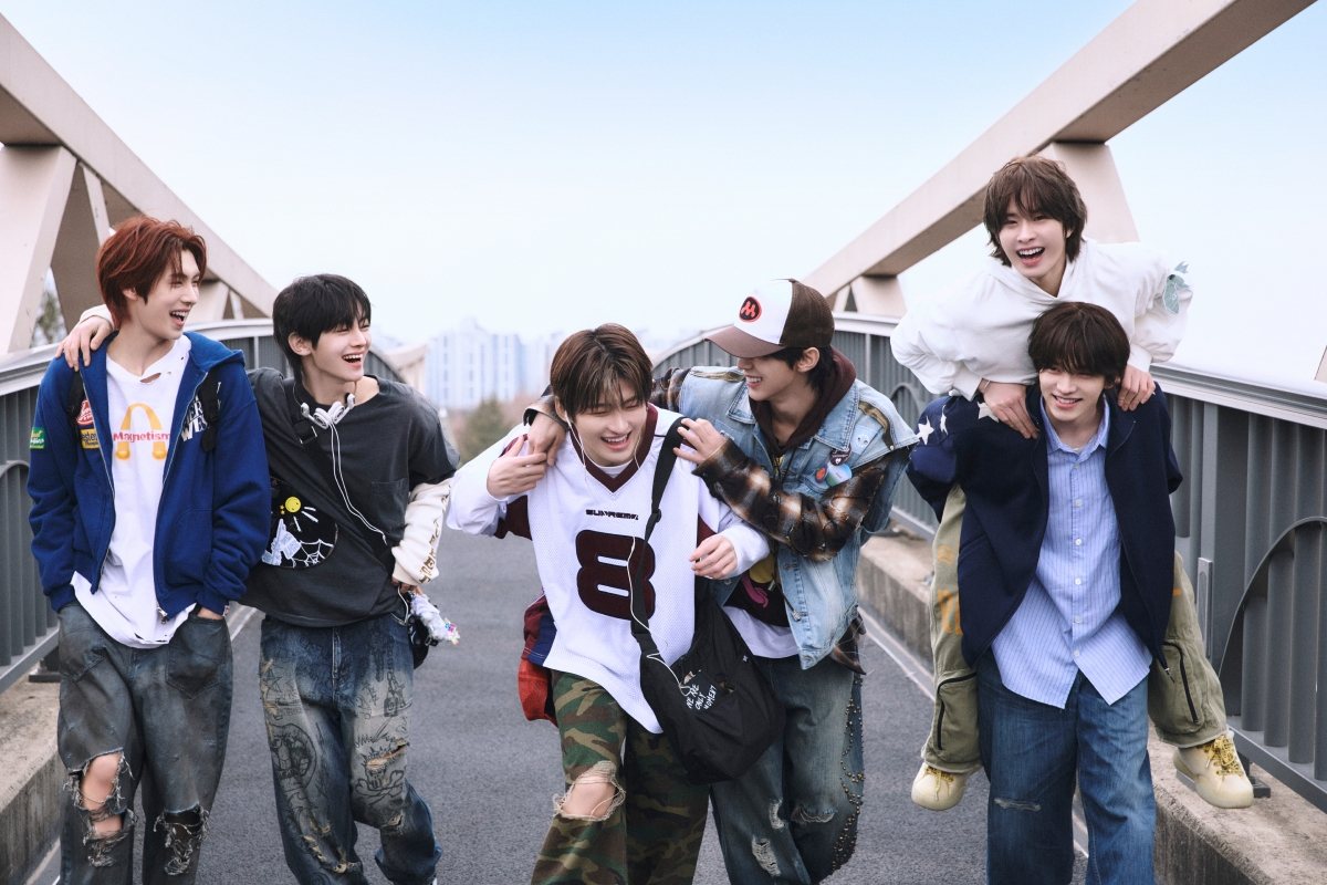 TWS showcases a more mature concept for the group’s latest mini album “NO TRAGEDY.”